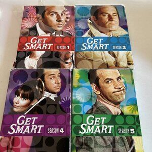 Get Smart DVD Collection Tv Series Season 1, 3, 4, 5 Complete Seasons GUC Humor